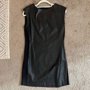 BCBG leather dress